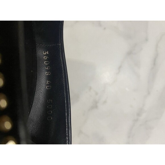Giuseppe Zanotti Womens Studded Platform Stiletto Heel Leather Black Size 9 - Picture 10 of 12